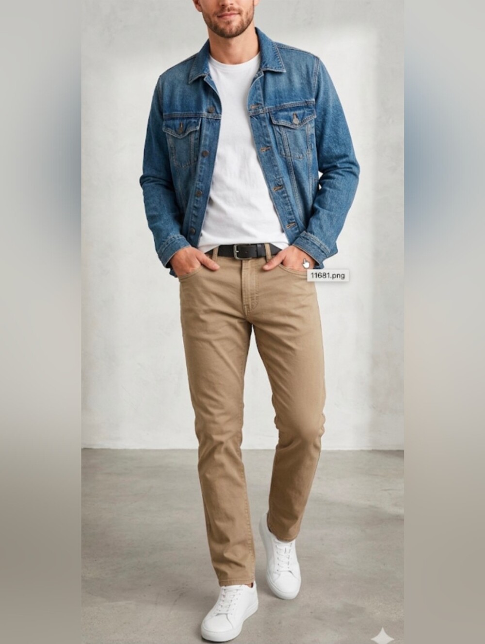 American Eagle Flex Slim Straight Chino Pants Khaki Tan, 32 X 34
